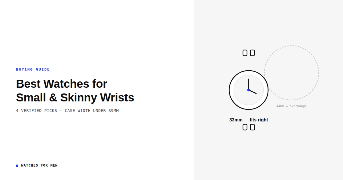 4 Best Men's Watches for Small & Skinny Wrists in India small wrist watches featured image